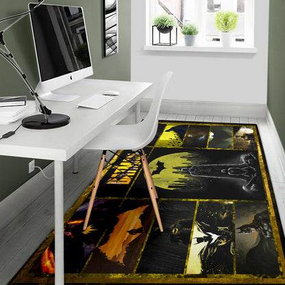 The Bat Man Area Rug Movie Home Decor Custom For Fans NT031601