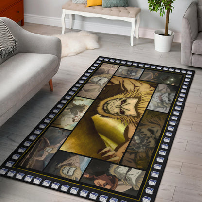 Jaw Titan Attack On Titan Area Rug Anime Home Decor Custom For Fans NA032801