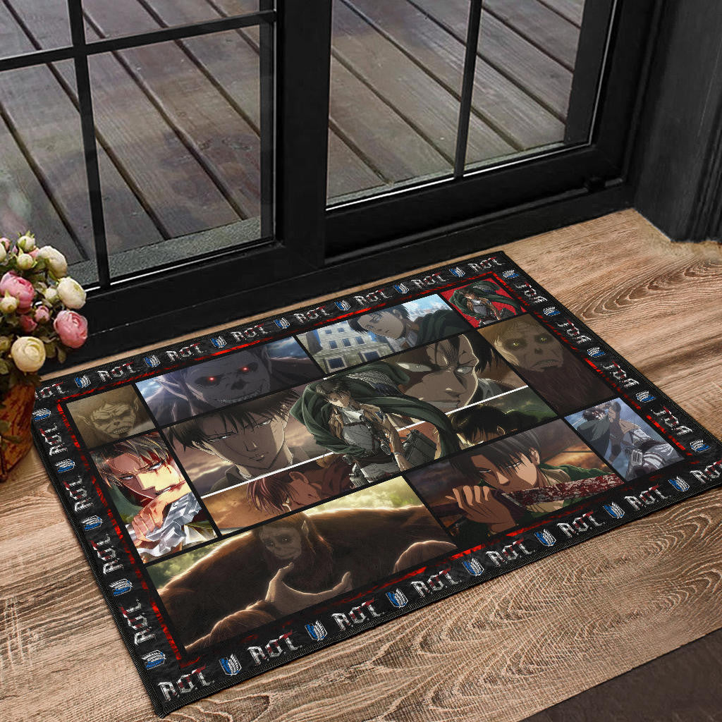 Beast Titan Attack On Titan Door Mat Anime Home Decor Custom For Fans NA032802