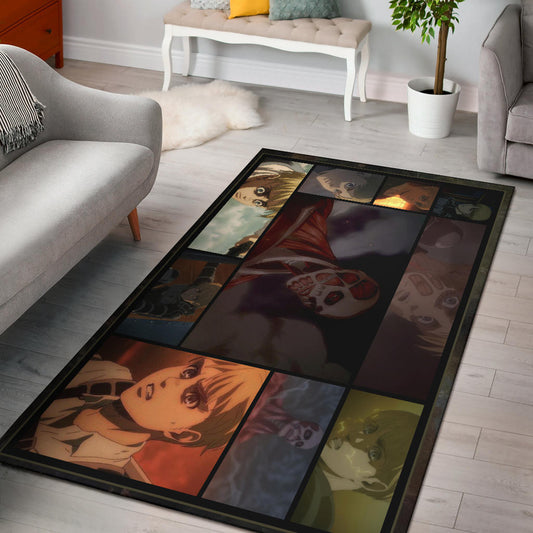 Armin Arlert Attack On Titan Area Rug Anime Home Decor Custom For Fans NA032101