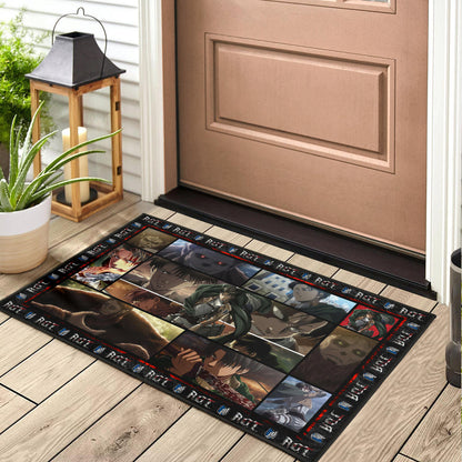 Beast Titan Attack On Titan Door Mat Anime Home Decor Custom For Fans NA032802