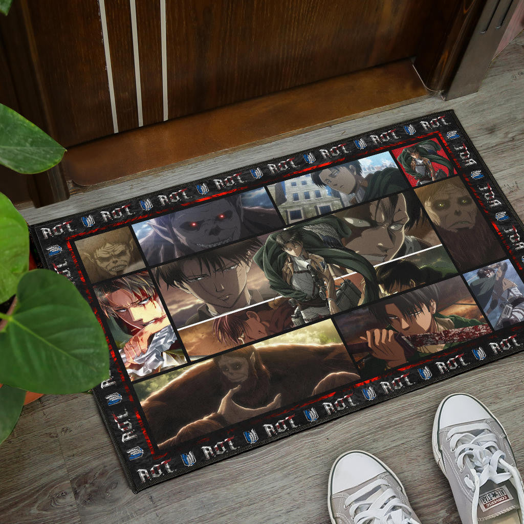 Beast Titan Attack On Titan Door Mat Anime Home Decor Custom For Fans NA032802
