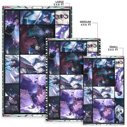 Shinobu Kochou Demon Slayer Area Rug Anime Home Decor Custom For Fans NA031604