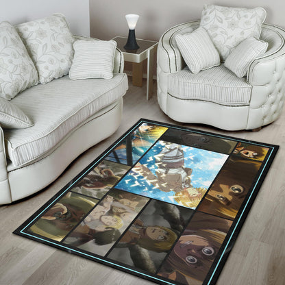 Armin Arlert Attack On Titan Area Rug Anime Home Decor Custom For Fans NA032102