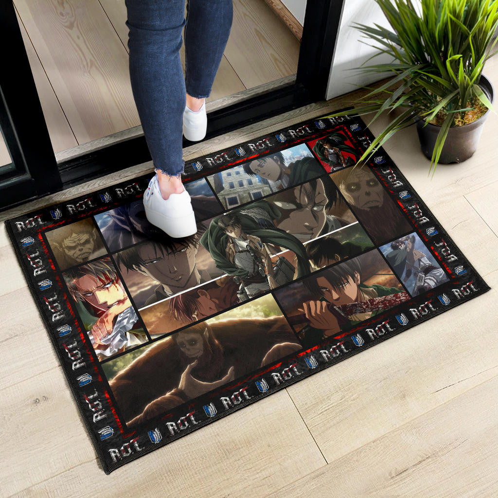 Beast Titan Attack On Titan Door Mat Anime Home Decor Custom For Fans NA032802