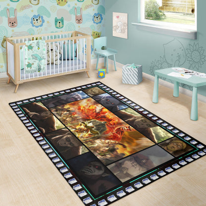Beast Titan Attack On Titan Area Rug Anime Home Decor Custom For Fans NA032802