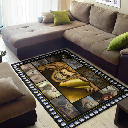 Jaw Titan Attack On Titan Area Rug Anime Home Decor Custom For Fans NA032801