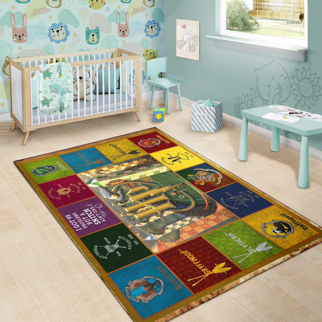 Quidditch At Hogwarts Harry Potter Area Rug Movie Home Decor Custom For Fans NT032102