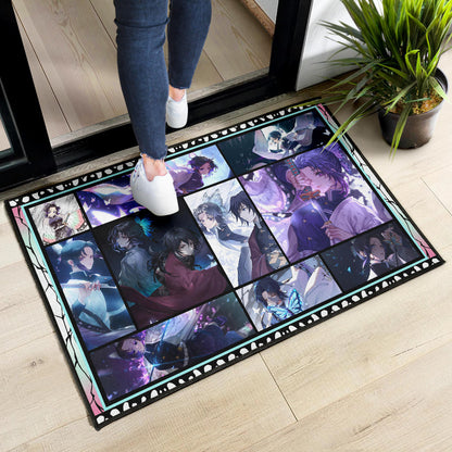 Shinobu Kochou Demon Slayer Door Mat Anime Home Decor Custom For Fans NA031604