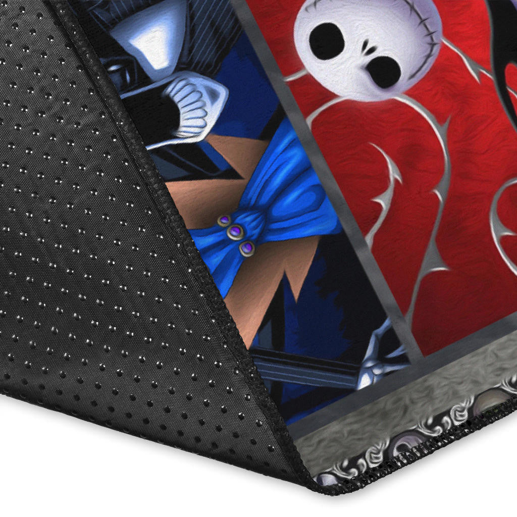 Characters In The Nightmare Before Christmas Area Rug Cartoon Home Decor Custom For Fans NT032502
