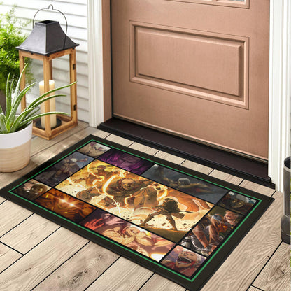 Reiner Braun Attack On Titan Door Mat Anime Home Decor Custom For Fans NA033102