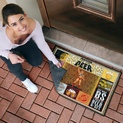 Drinking Craft Beer Door Mat Hobby Home Decor Custom For Fans NT032302