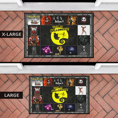 Jack Skellington The Nightmare Before Christmas Door Mat Cartoon Home Decor Custom For Fans NT032801