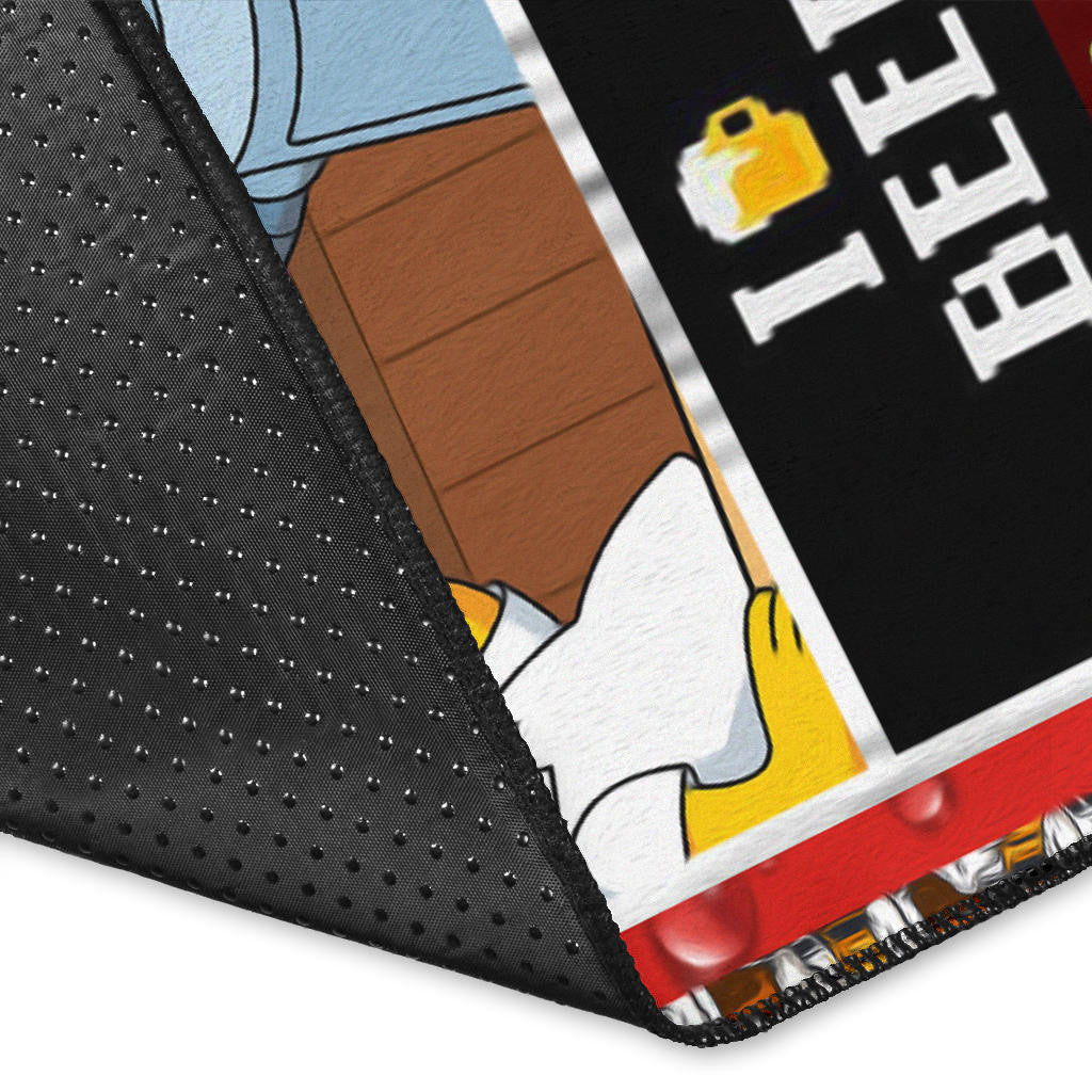 Drinking Beer Simpson Area Rug Hobby Home Decor Custom For Fans NT032401