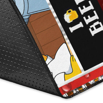 Drinking Beer Simpson Area Rug Hobby Home Decor Custom For Fans NT032401