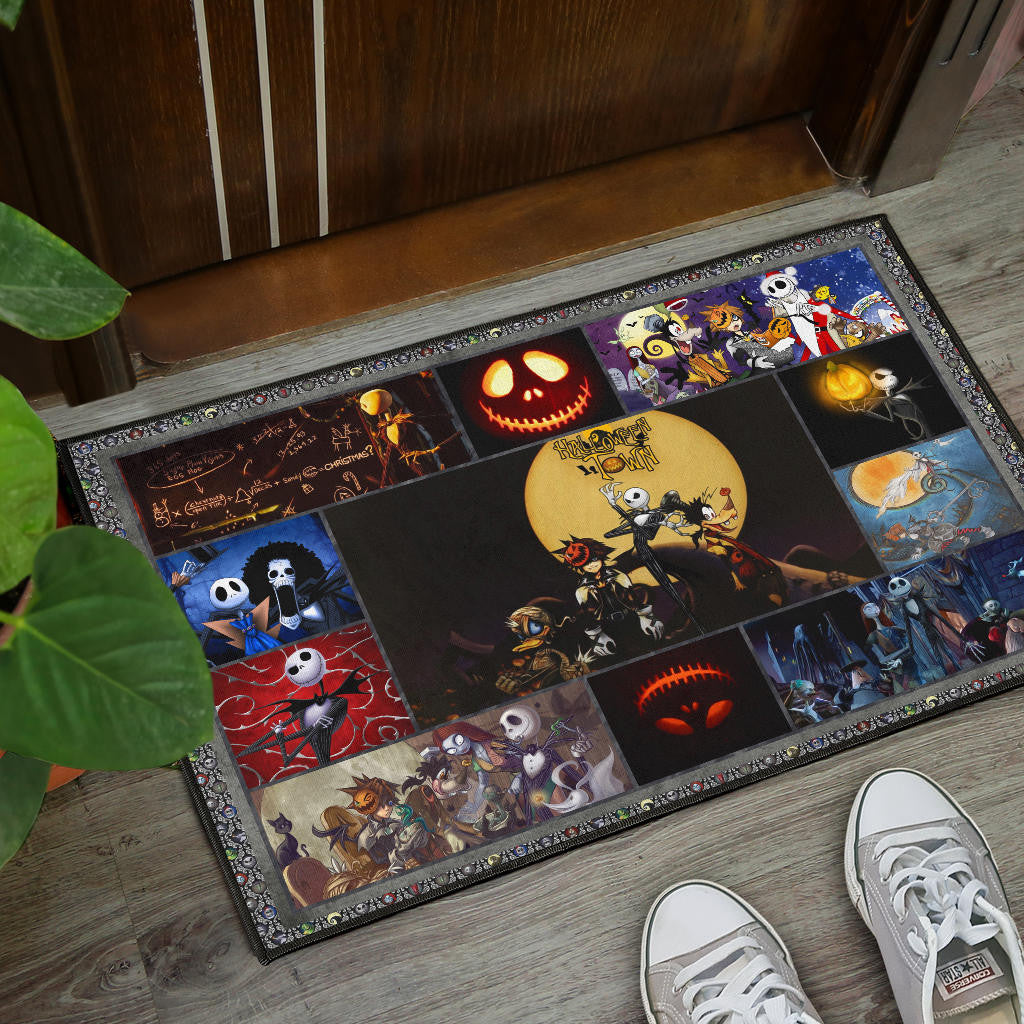 Characters In The Nightmare Before Christmas Area Rug Cartoon Home Decor Custom For Fans NT032502