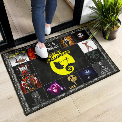 Jack Skellington The Nightmare Before Christmas Door Mat Cartoon Home Decor Custom For Fans NT032801