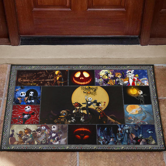 Characters In The Nightmare Before Christmas Area Rug Cartoon Home Decor Custom For Fans NT032502