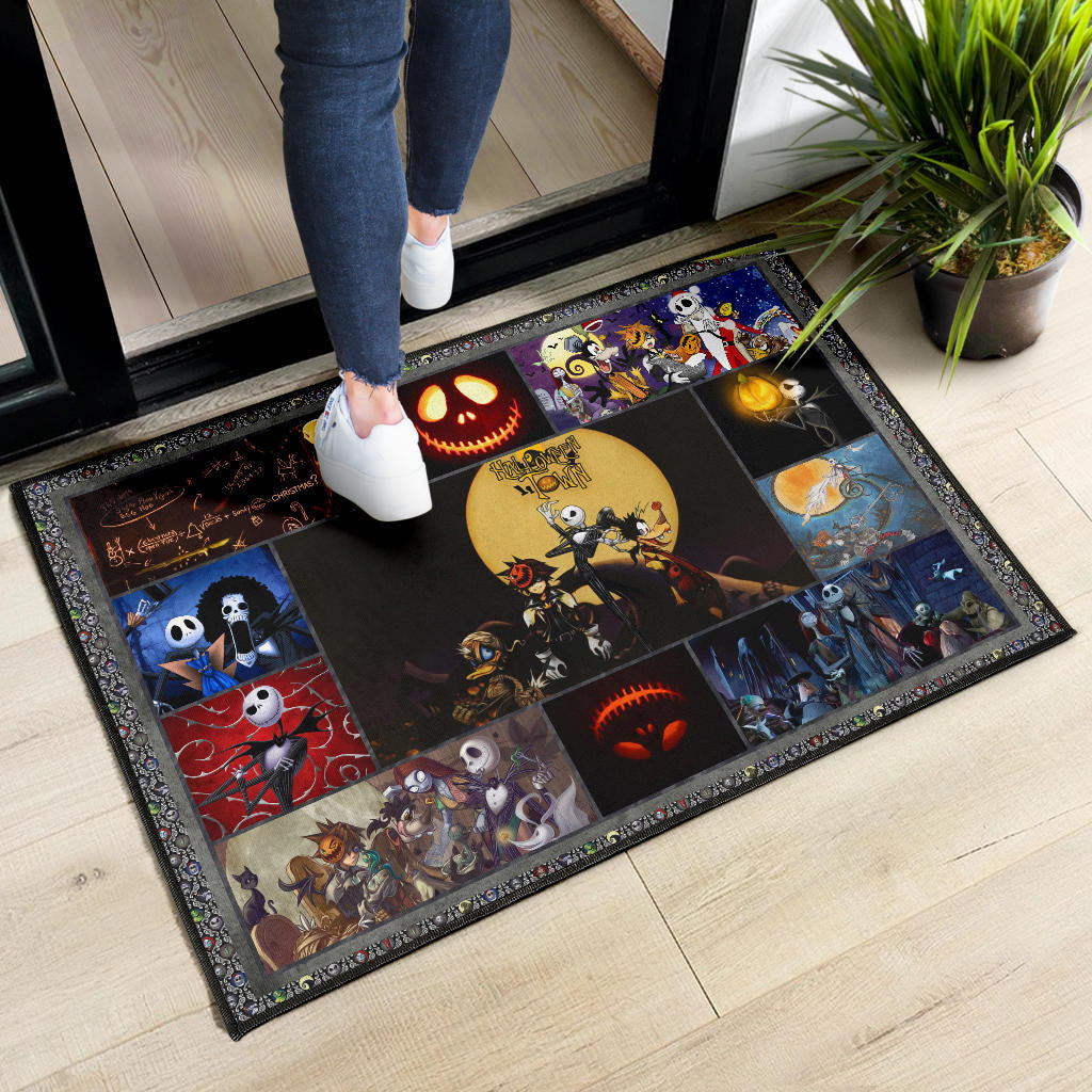 Characters In The Nightmare Before Christmas Area Rug Cartoon Home Decor Custom For Fans NT032502