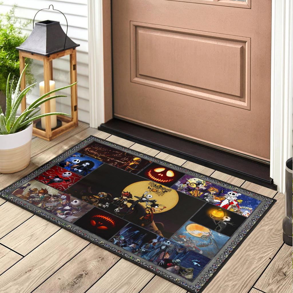 Characters In The Nightmare Before Christmas Area Rug Cartoon Home Decor Custom For Fans NT032502