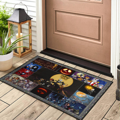 Characters In The Nightmare Before Christmas Area Rug Cartoon Home Decor Custom For Fans NT032502