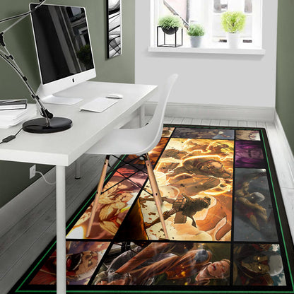Reiner Braun Attack On Titan Area Rug Anime Home Decor Custom For Fans NA033002