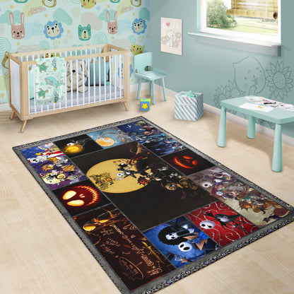 Characters In The Nightmare Before Christmas Area Rug Cartoon Home Decor Custom For Fans NT032502