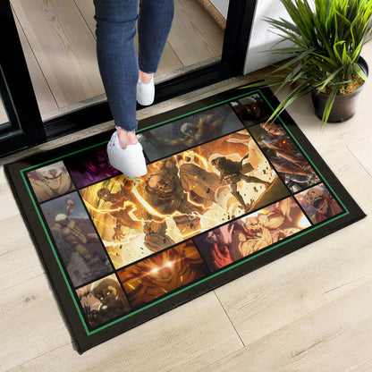 Reiner Braun Attack On Titan Door Mat Anime Home Decor Custom For Fans NA033102