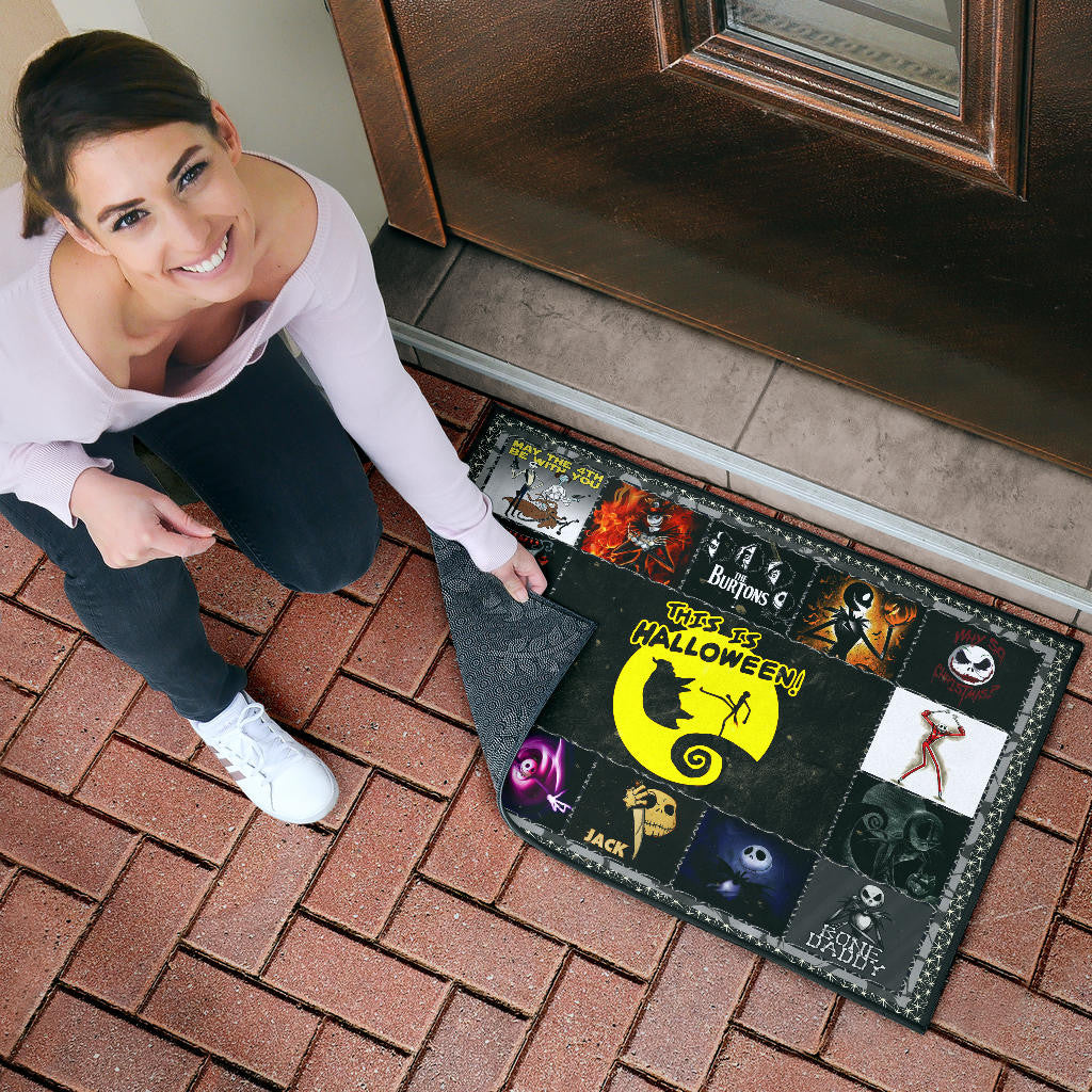 Jack Skellington The Nightmare Before Christmas Door Mat Cartoon Home Decor Custom For Fans NT032801