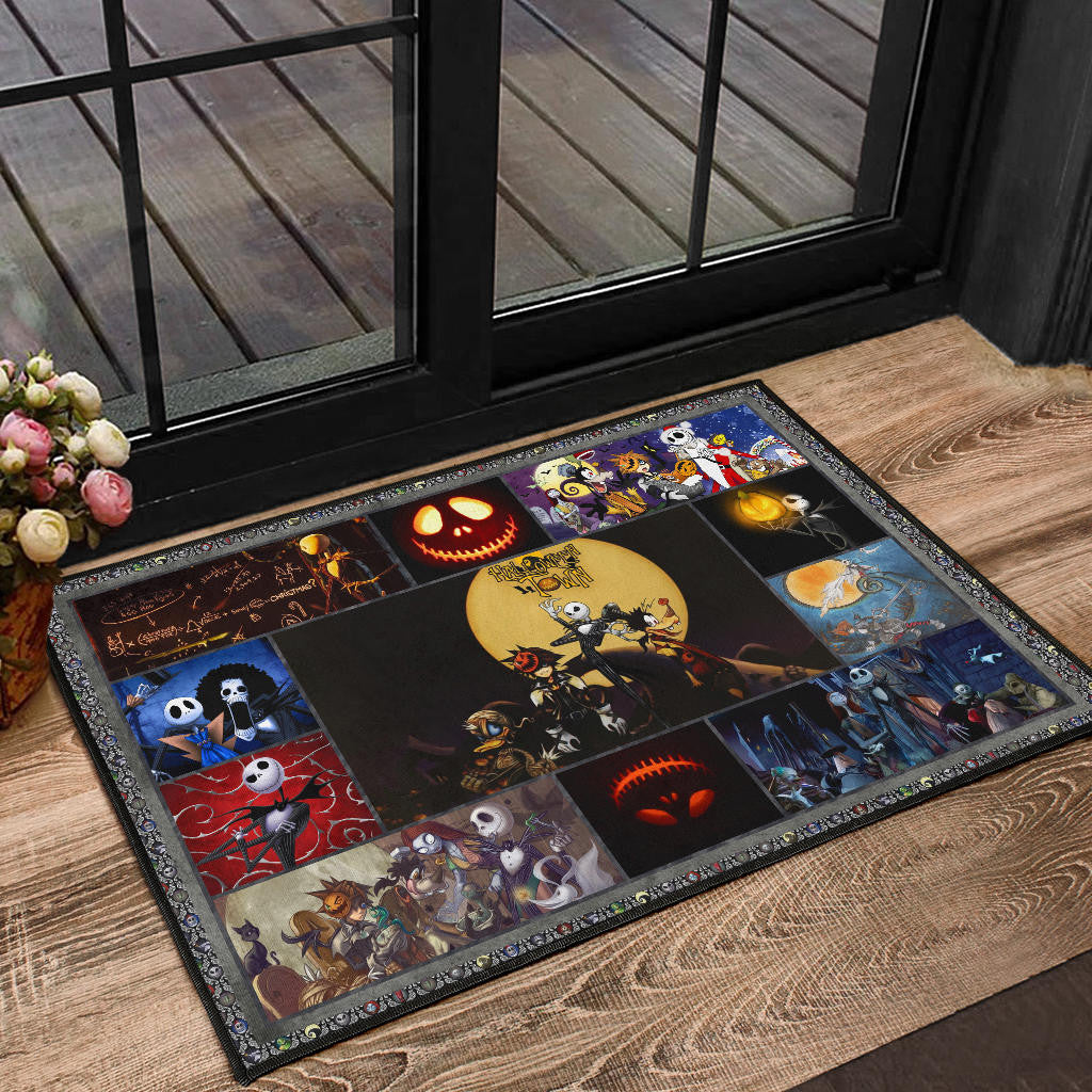 Characters In The Nightmare Before Christmas Area Rug Cartoon Home Decor Custom For Fans NT032502