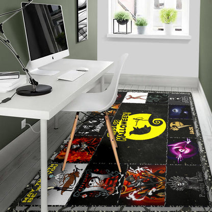 Jack Skellington The Nightmare Before Christmas Area Rug Cartoon Home Decor Custom For Fans NT032801