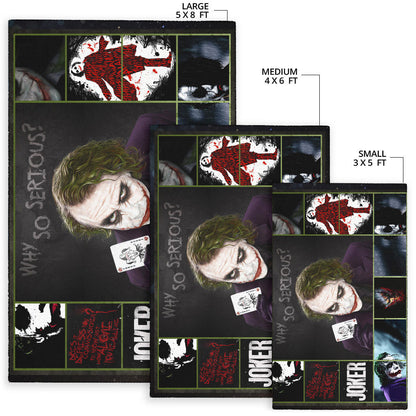 Joker Quote Area Rug Movie Home Decor Custom For Fans NT030202