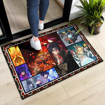 Naruto Main Characters Door Mat Anime Home Decor Custom For Fans NA030301