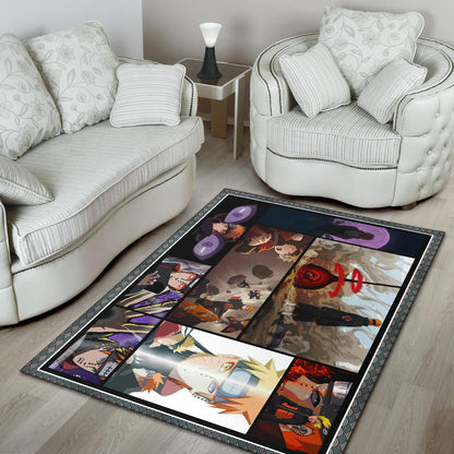 Pain Akatsuki Vs Naruto Area Rug Anime Home Decor Custom For Fans NA030204