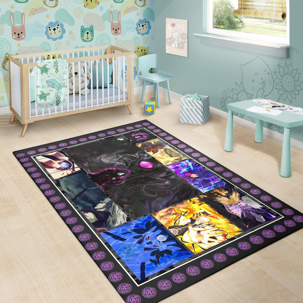 Madara Uchiha Naruto Area Rug Anime Home Decor Custom For Fans NA030201