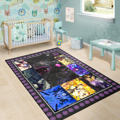 Madara Uchiha Naruto Area Rug Anime Home Decor Custom For Fans NA030201