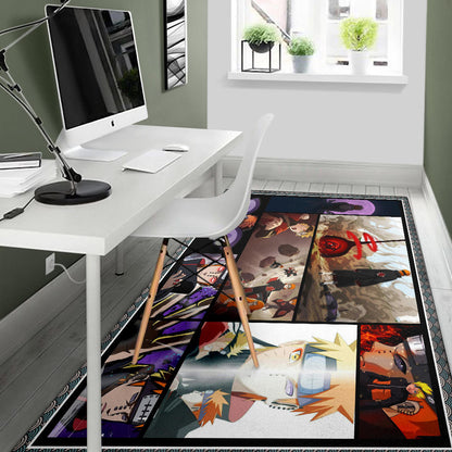 Pain Akatsuki Vs Naruto Area Rug Anime Home Decor Custom For Fans NA030204