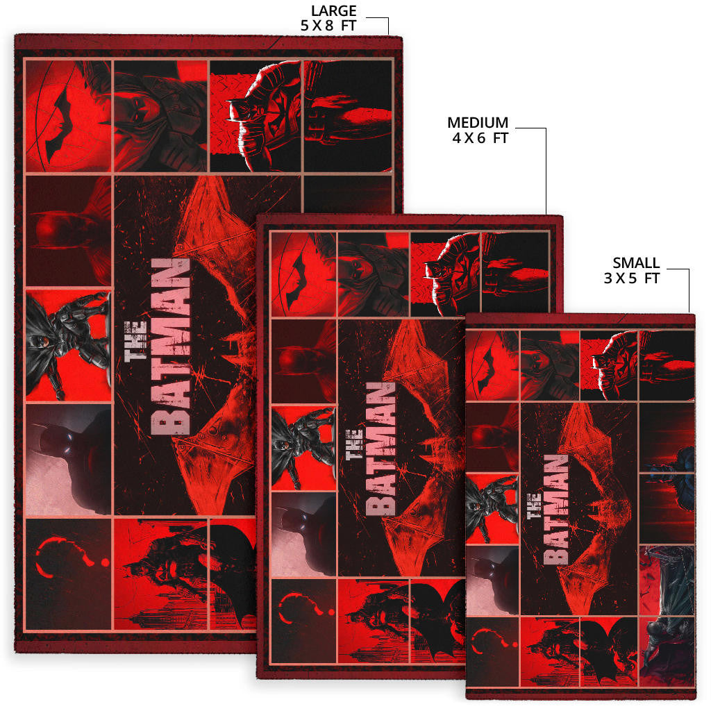 The Bat Man Area Rug Movie Home Decor Custom For Fans NT030101