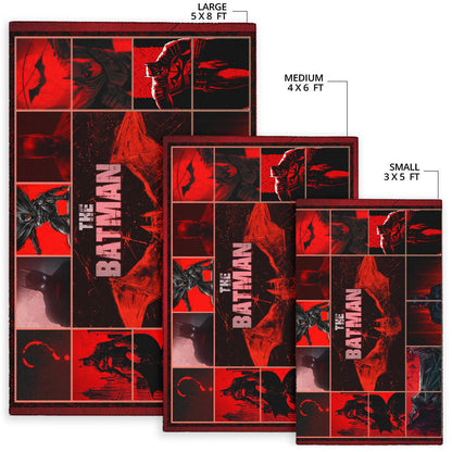 The Bat Man Area Rug Movie Home Decor Custom For Fans NT030101