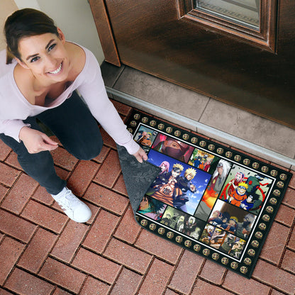 Team 7 Jiraiya Naruto Door Mat Anime Home Decor Custom For Fans NA030302
