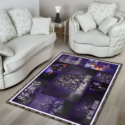 Baltimore Players Ravens Area Rug American Football Home Decor Custom For Fans NT022101