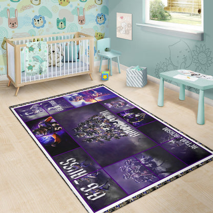Baltimore Players Ravens Area Rug American Football Home Decor Custom For Fans NT022101