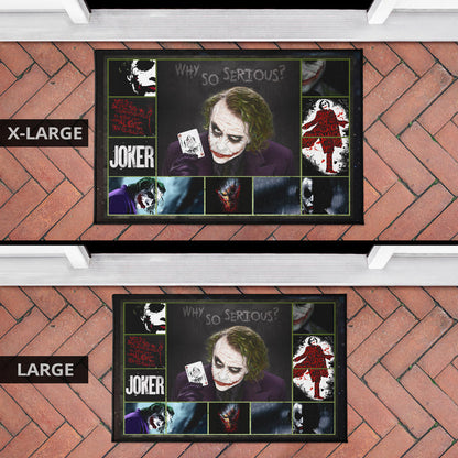 Joker Quote Door Mat Movie Home Decor Custom For Fans NT030202