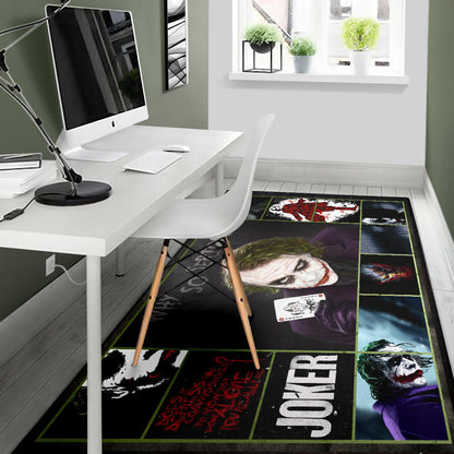 Joker Quote Area Rug Movie Home Decor Custom For Fans NT030202