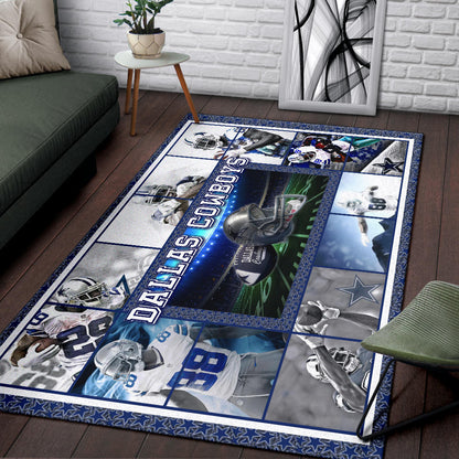 Dallas Players Cowboys Area Rug American Football Home Decor Custom For Fans