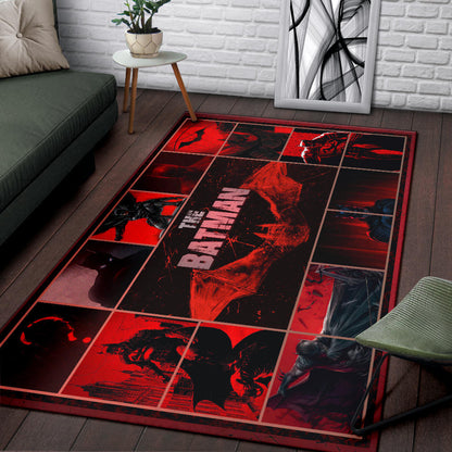 The Bat Man Area Rug Movie Home Decor Custom For Fans NT030101