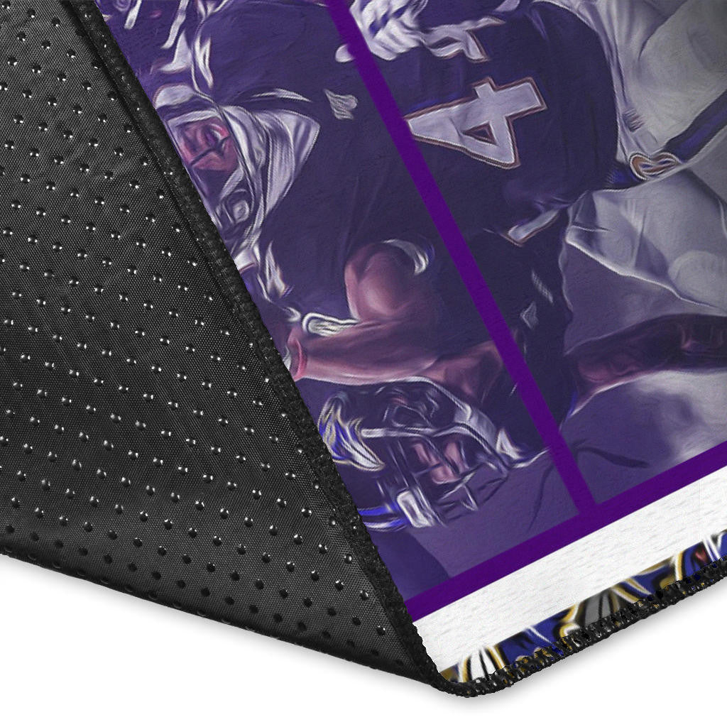 Baltimore Players Ravens Area Rug American Football Home Decor Custom For Fans NT022101