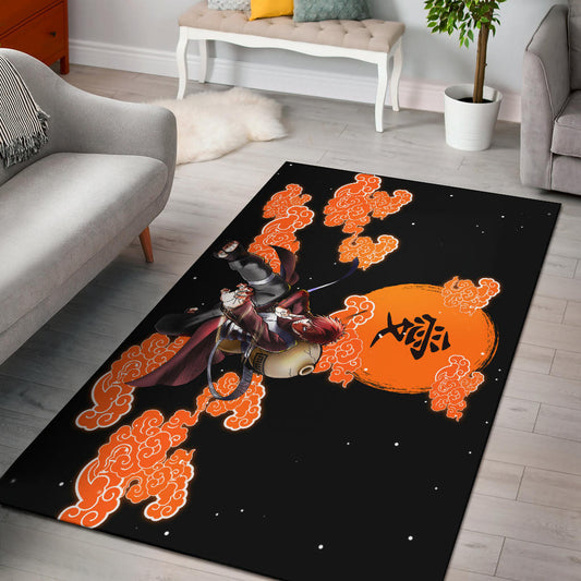 Gaara Naruto Area Rug Anime Home Decor Custom For Fans NA021805