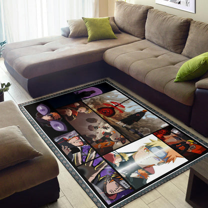 Pain Akatsuki Vs Naruto Area Rug Anime Home Decor Custom For Fans NA030204