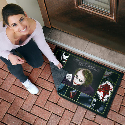 Joker Quote Door Mat Movie Home Decor Custom For Fans NT030202